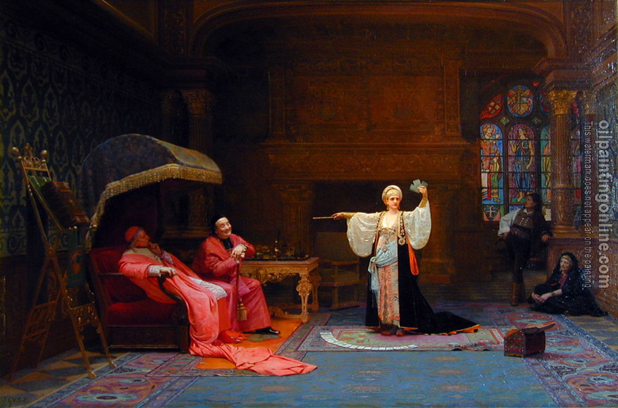 Jehan Georges Vibert - Fortune Teller